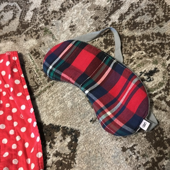 Vintage Victoria’s Secret monogram shimmer plaid pajama set holiday jammies - Picture 6 of 6